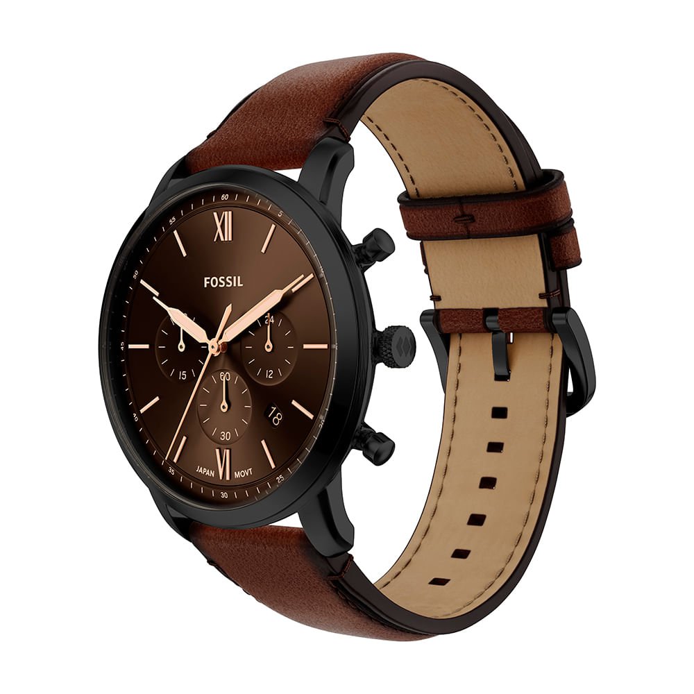 Relógio Fossil Masculino Neutra Preto - FS6163/0MN Preto 3