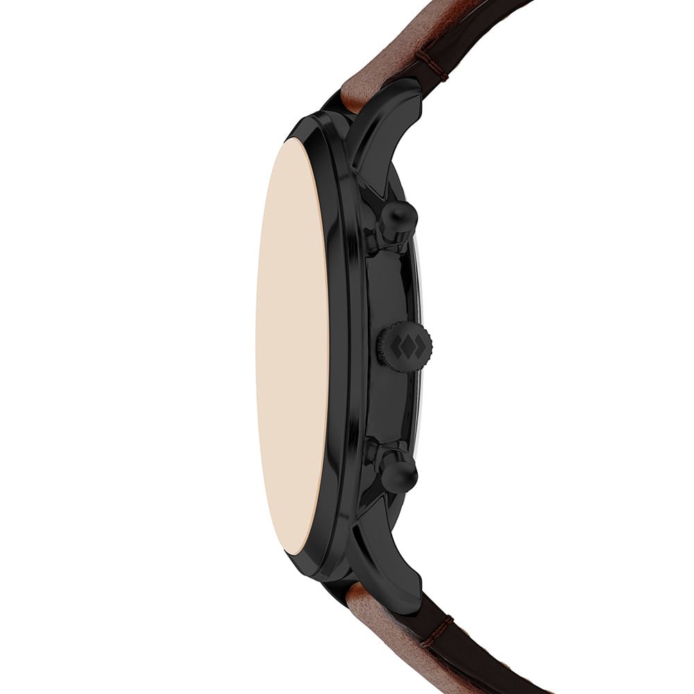 Relógio Fossil Masculino Neutra Preto - FS6163/0MN Preto 4