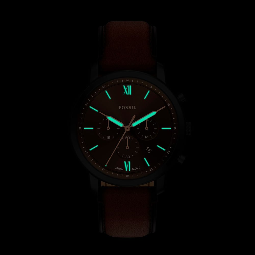 Relógio Fossil Masculino Neutra Preto - FS6163/0MN Preto 7