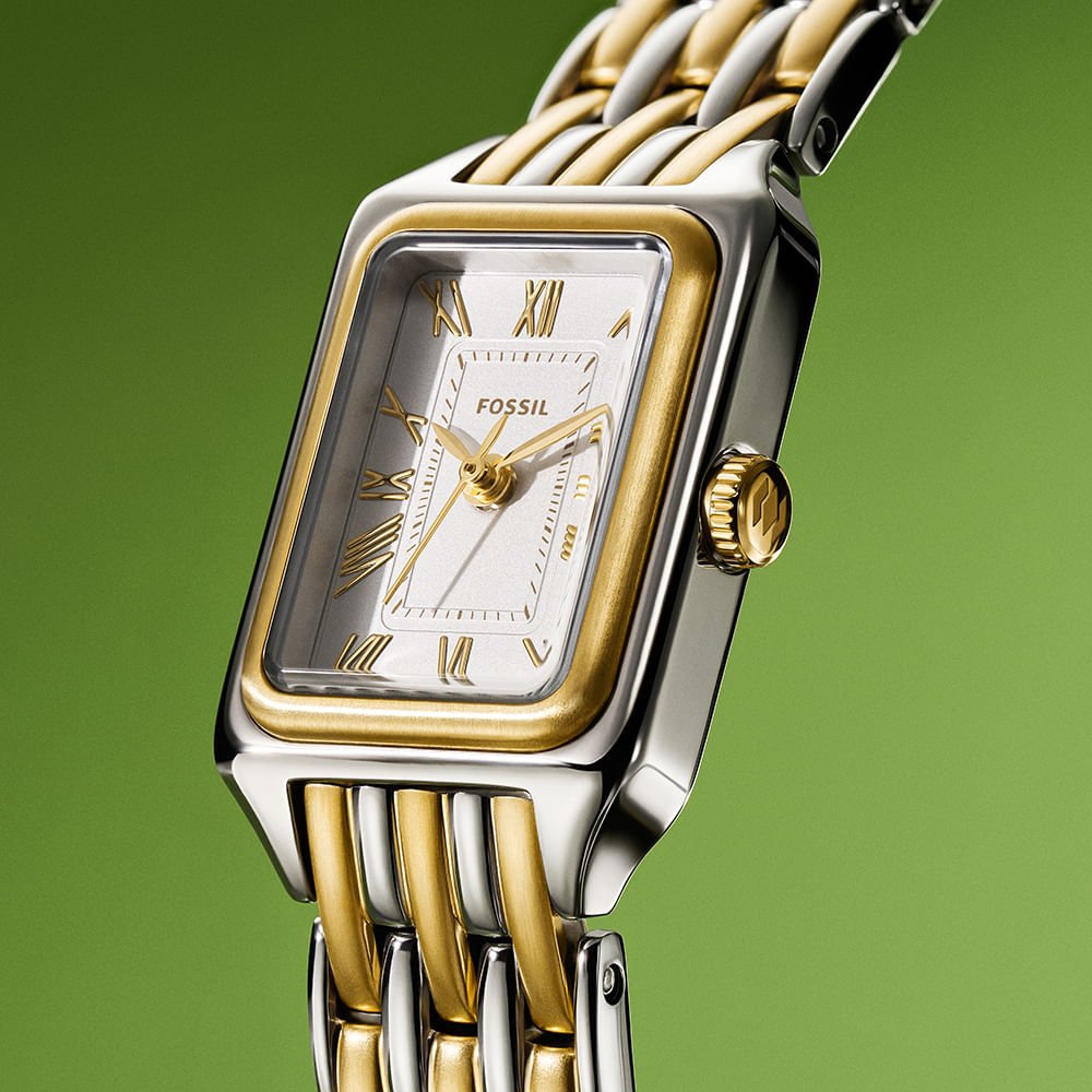 Relógio Fossil Feminino Raquel Bicolor - ES5468/1BN Dourado 13