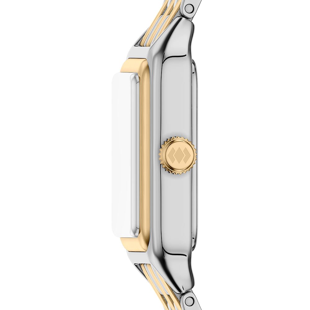 Relógio Fossil Feminino Raquel Bicolor - ES5468/1BN Dourado 5