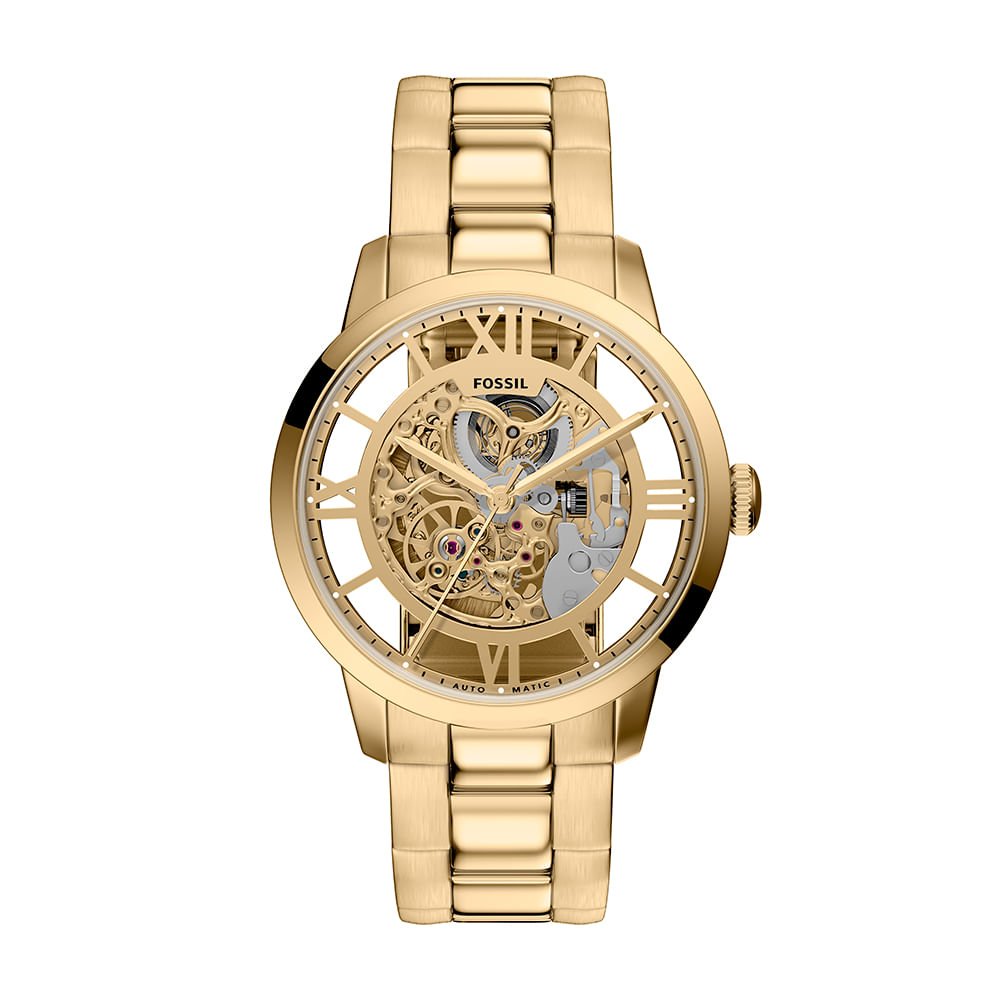 Relógio Fossil Masculino Townsman Dourado - ME3280/1DN