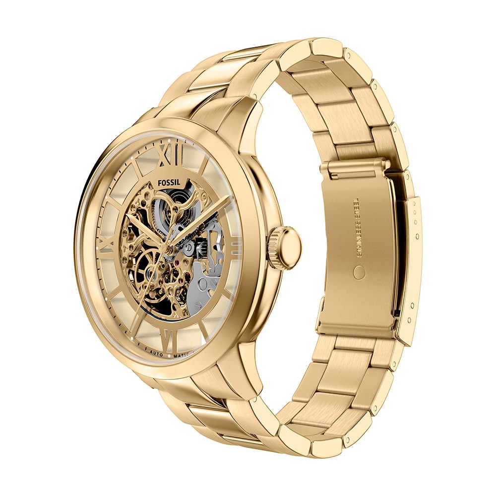 Relógio Fossil Masculino Townsman Dourado - ME3280/1DN Dourado 4