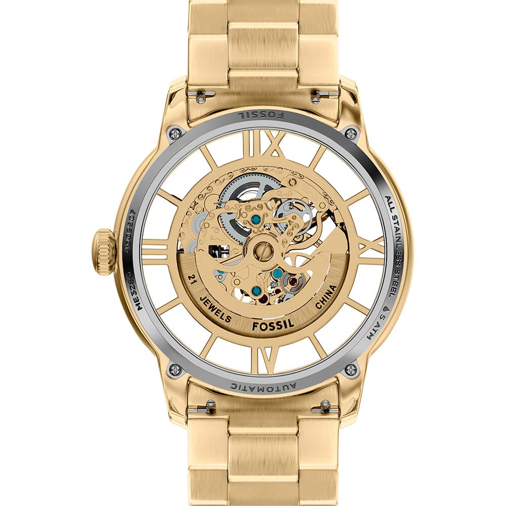 Relógio Fossil Masculino Townsman Dourado - ME3280/1DN Dourado 6