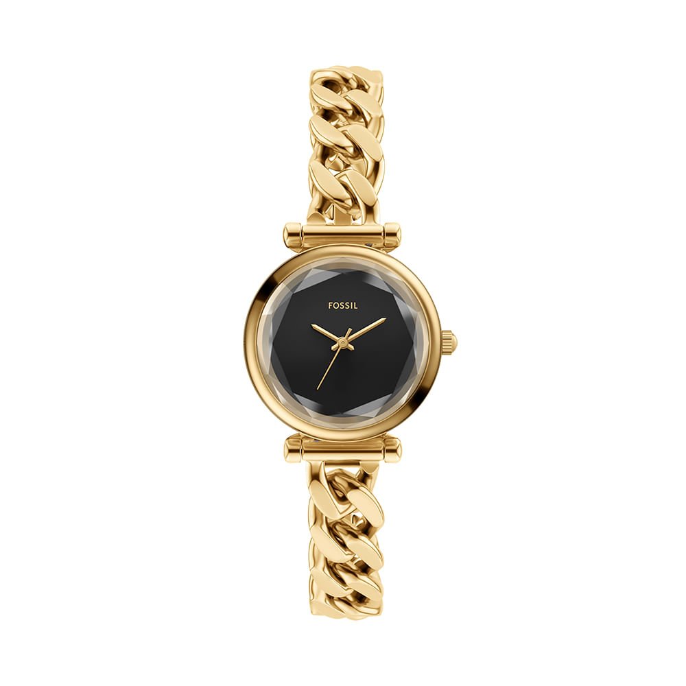 Relógio Fossil Feminino Carlie Dourado - ES5440/1PN