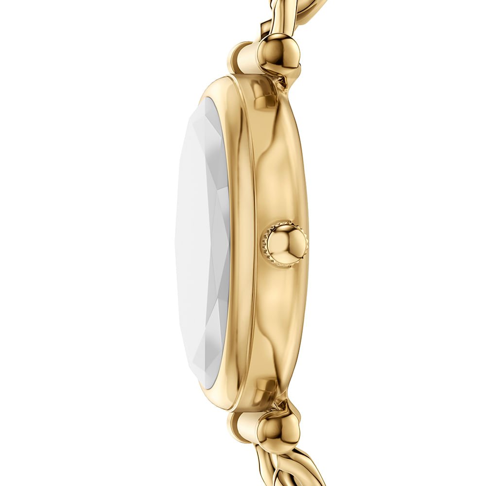 Relógio Fossil Feminino Carlie Dourado - ES5440/1PN Dourado 4