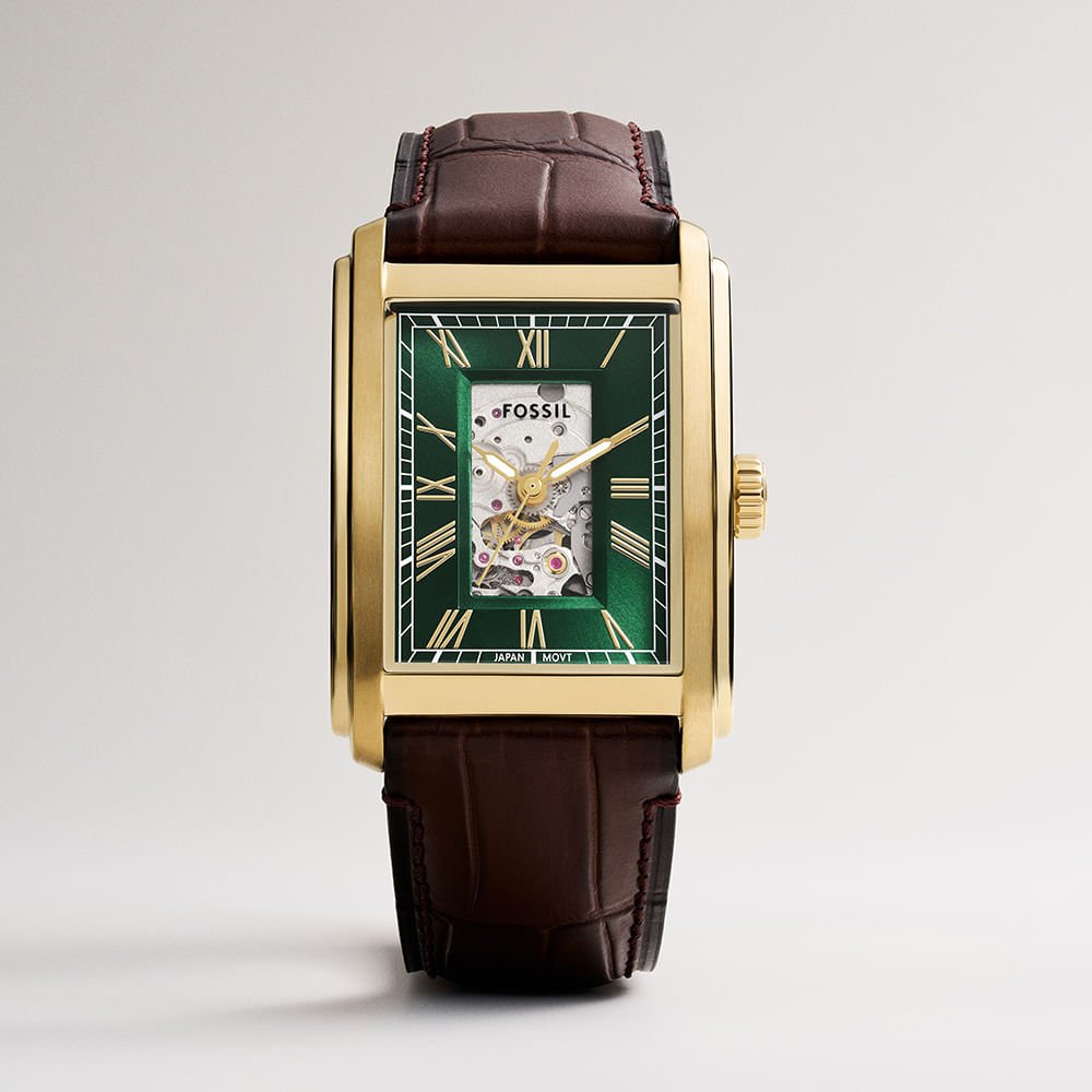 Relógio Fossil Masculino Carraway Dourado - ME3271/0VN Dourado 8