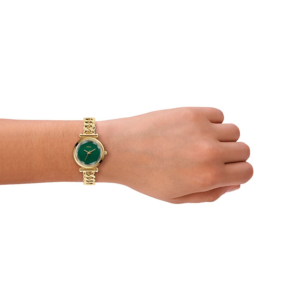 Relógio Fossil Feminino Carlie Dourado - ES5441/1VN Dourado 6