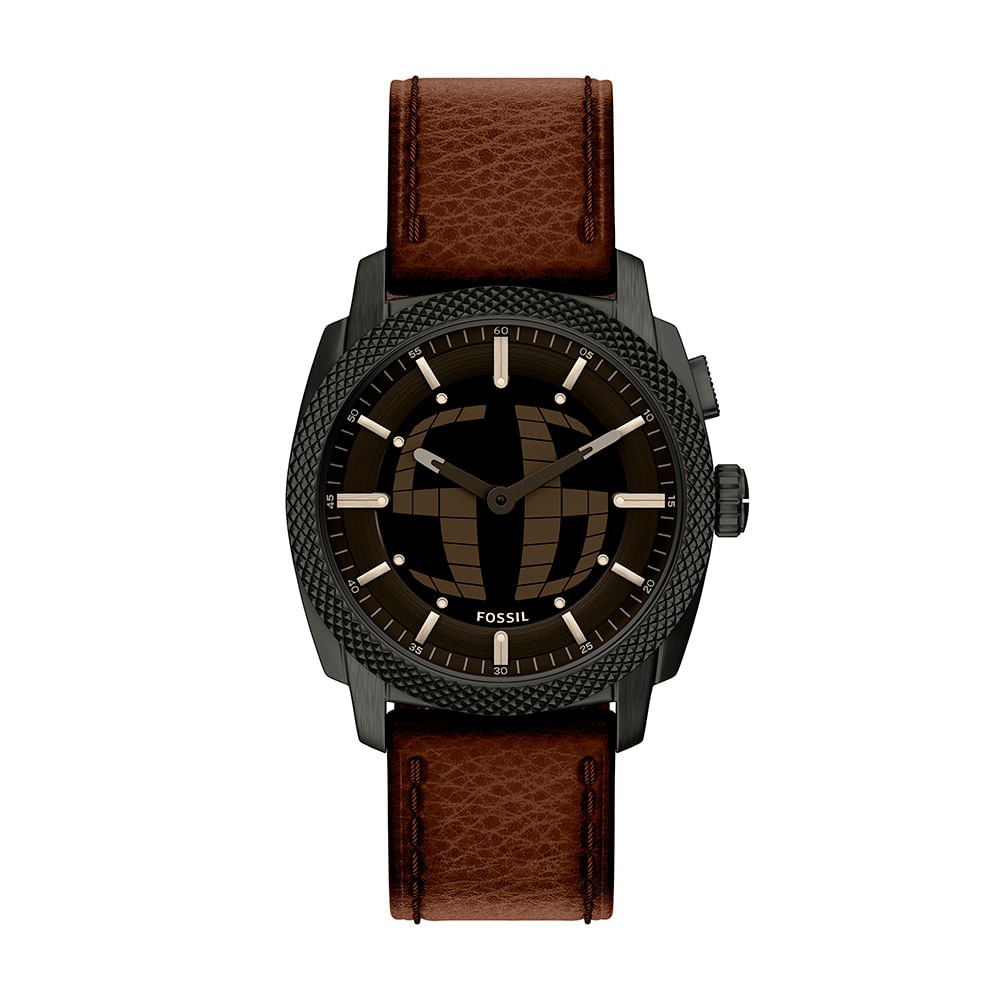 Relógio Fossil Masculino Machine Big Tic Grafite - FS6165/0MN Preto 1