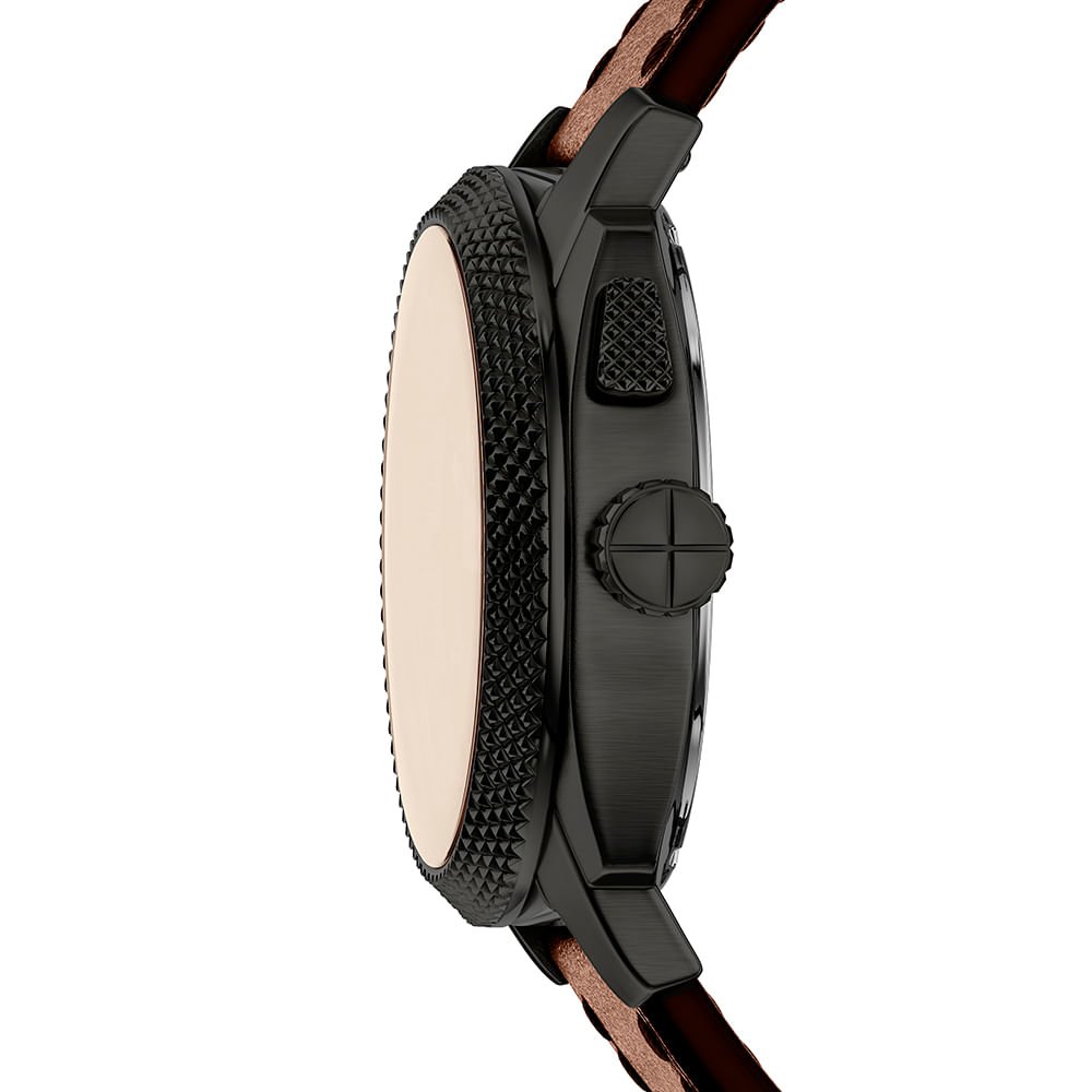 Relógio Fossil Masculino Machine Big Tic Grafite - FS6165/0MN Preto 4