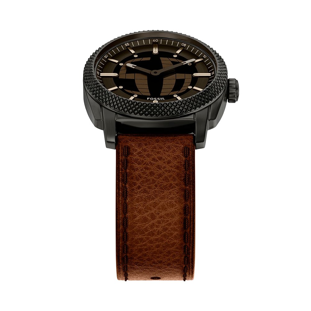 Relógio Fossil Masculino Machine Big Tic Grafite - FS6165/0MN Preto 5