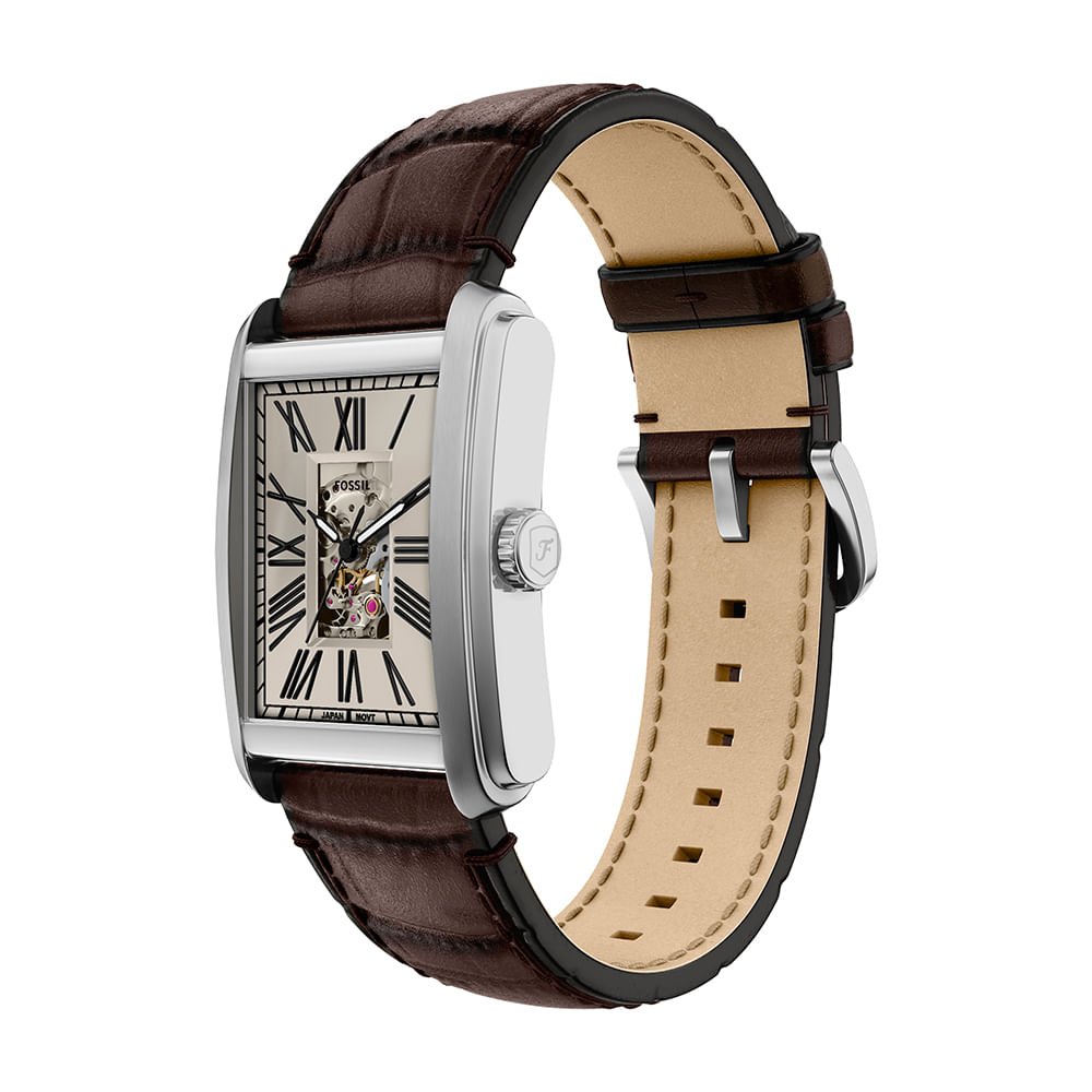 Relógio Fossil Masculino Carraway Prata - ME3272/1XN Prata 4