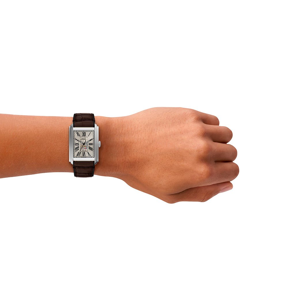 Relógio Fossil Masculino Carraway Prata - ME3272/1XN Prata 8