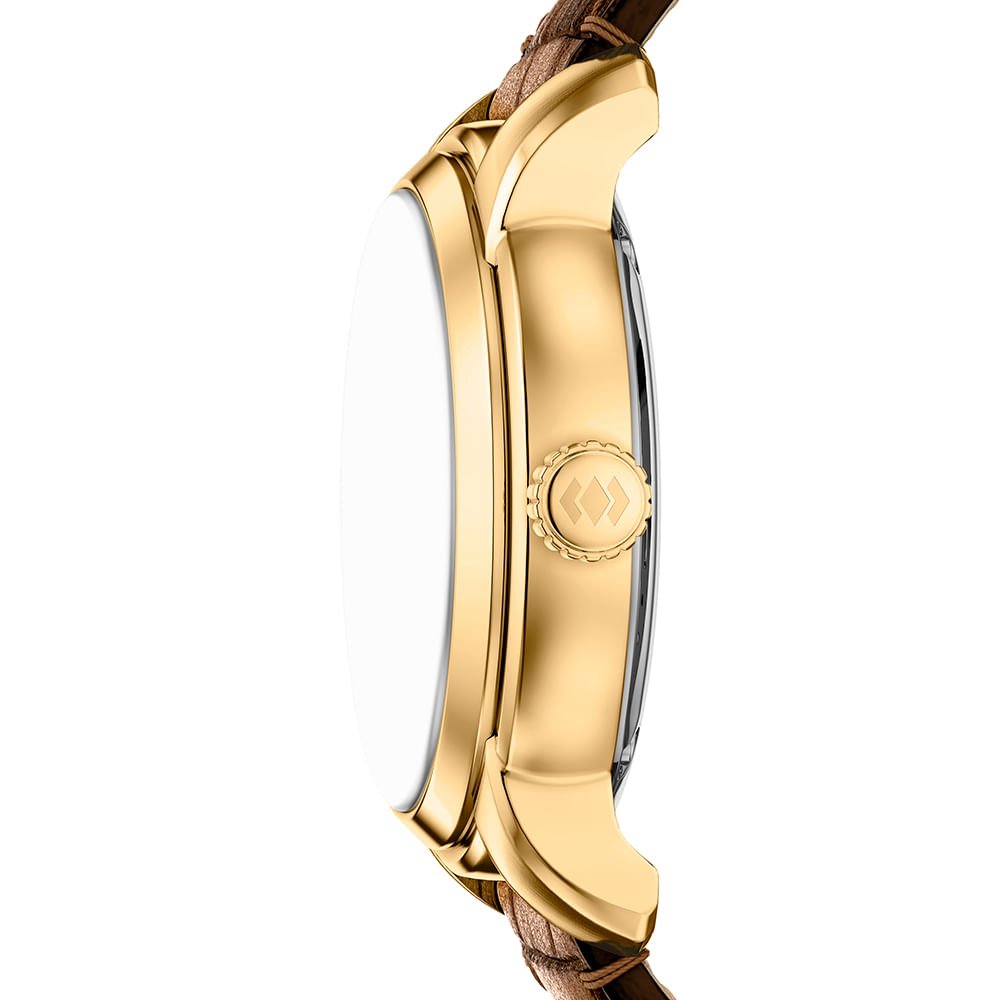 Relógio Fossil Masculino Heritage Dourado - ME3279/0DN Dourado 5