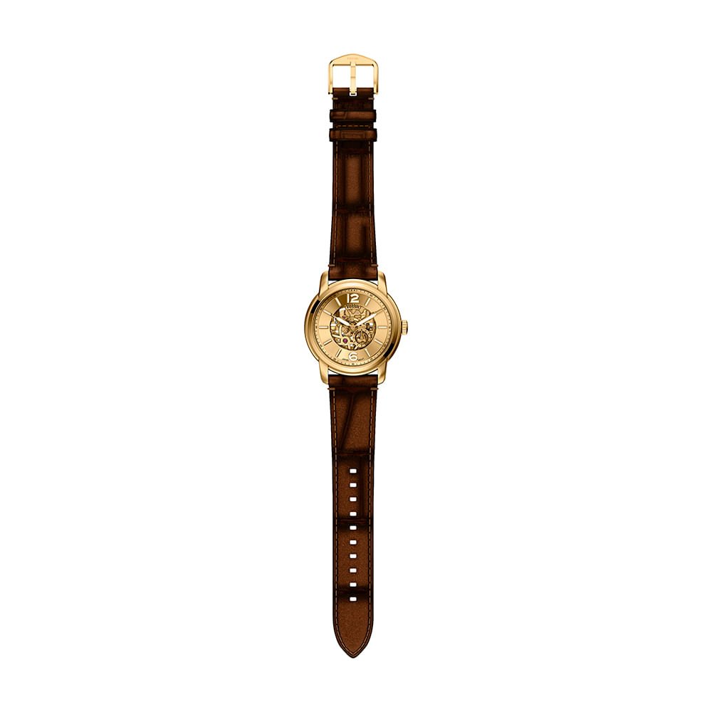 Relógio Fossil Masculino Heritage Dourado - ME3279/0DN Dourado 8