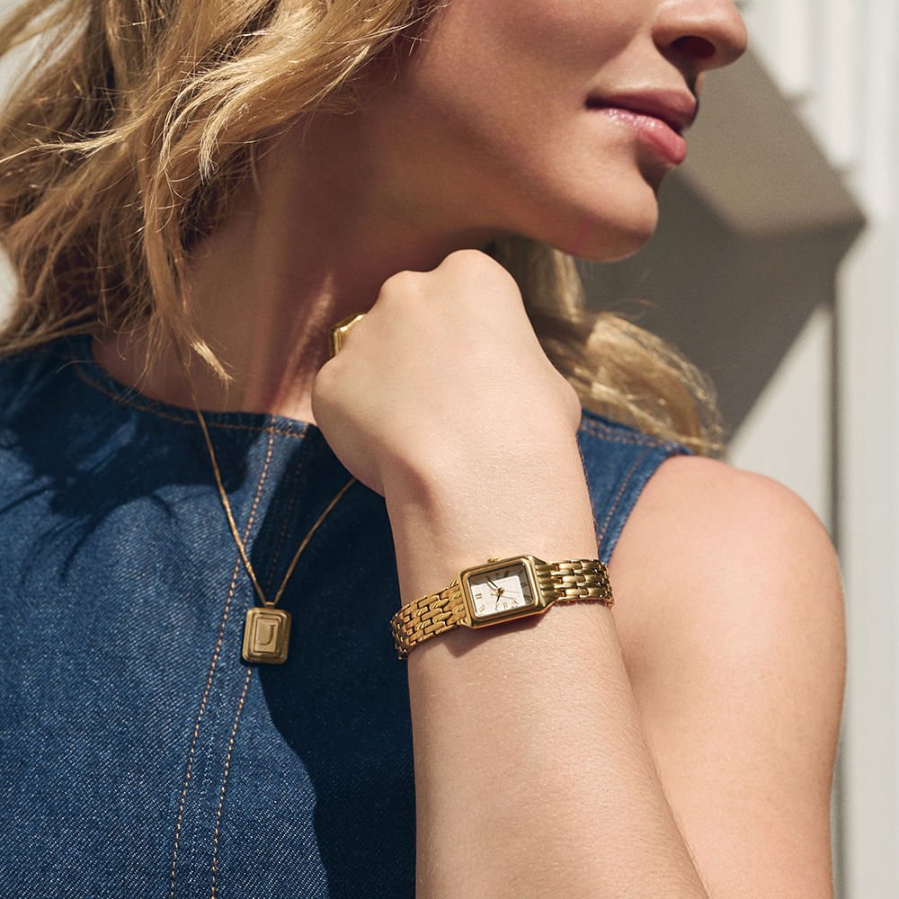 Relógio Fossil Feminino Raquel Dourado - ES5467/1BN Dourado 2