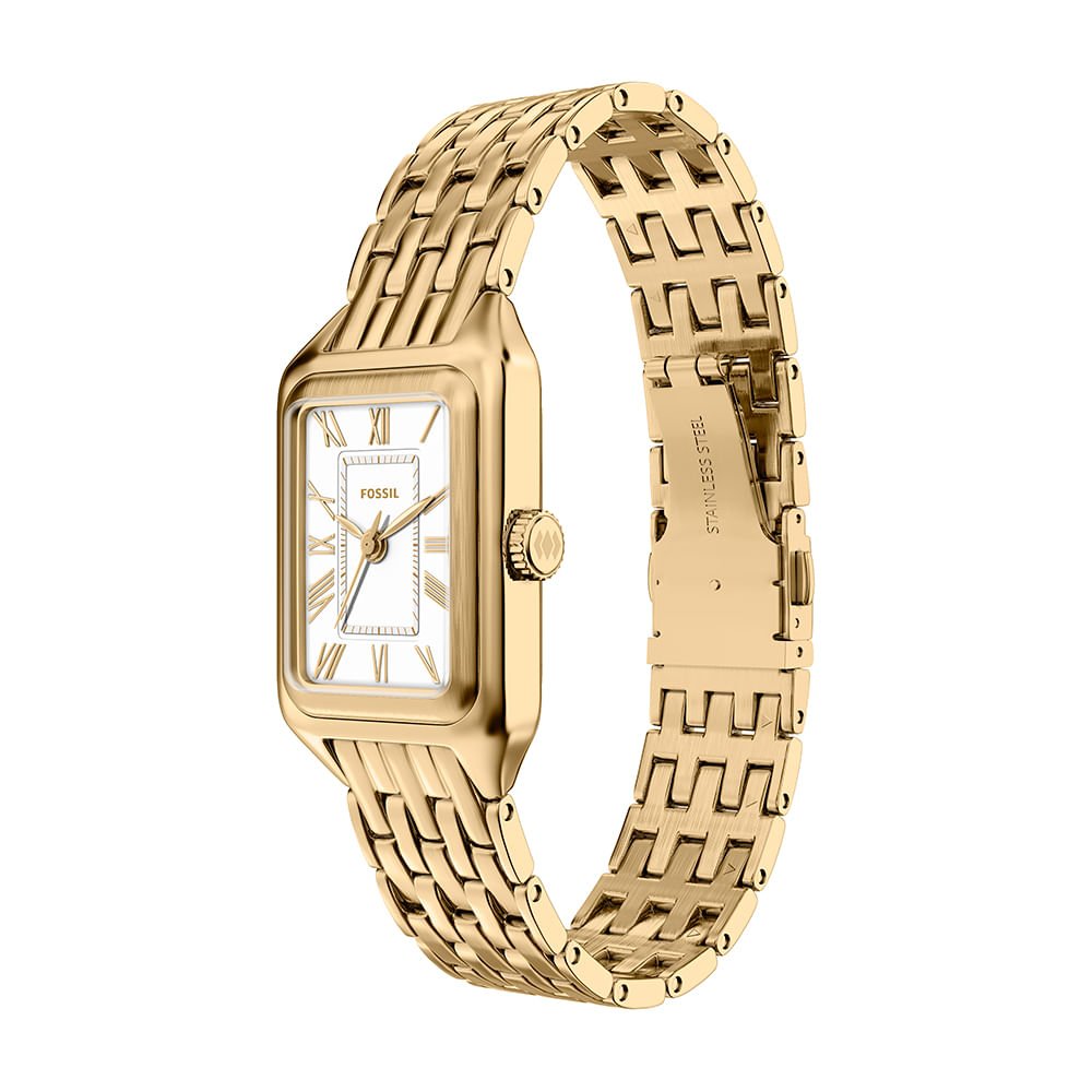 Relógio Fossil Feminino Raquel Dourado - ES5467/1BN Dourado 4
