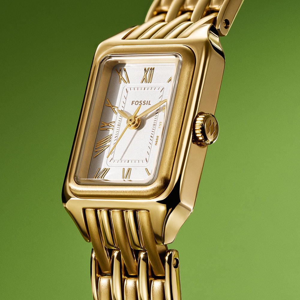 Relógio Fossil Feminino Raquel Dourado - ES5467/1BN Dourado 8