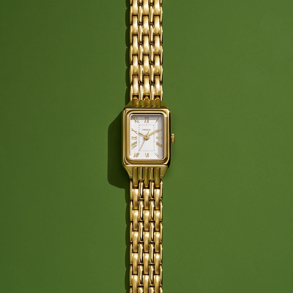 Relógio Fossil Feminino Raquel Dourado - ES5467/1BN Dourado 9