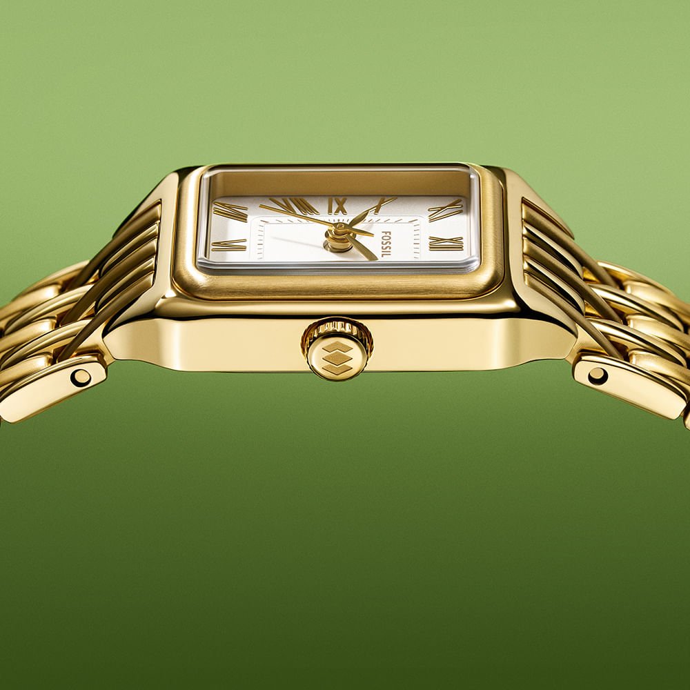 Relógio Fossil Feminino Raquel Dourado - ES5467/1BN Dourado 10