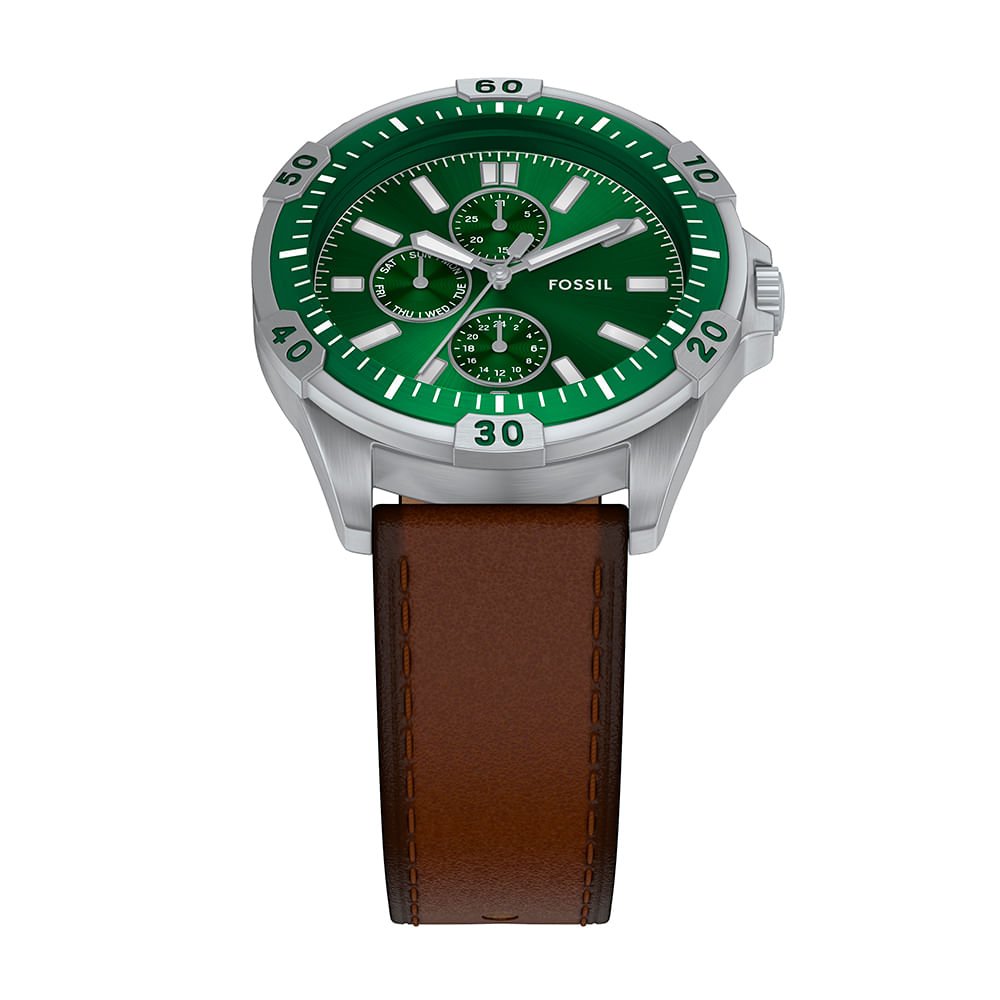 Relógio Fossil Masculino Garrett Prata - FS6147/0VN Prata 3