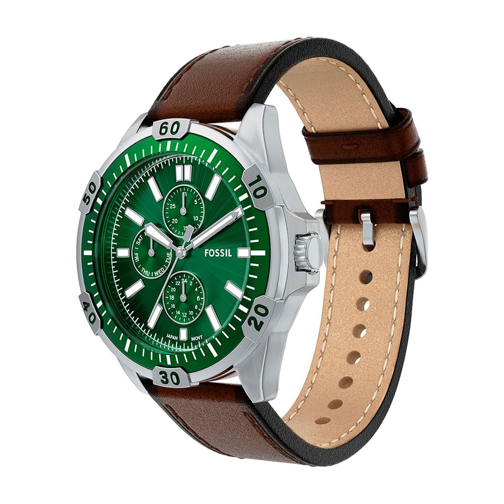 Relógio Fossil Masculino Garrett Prata - FS6147/0VN Prata 4