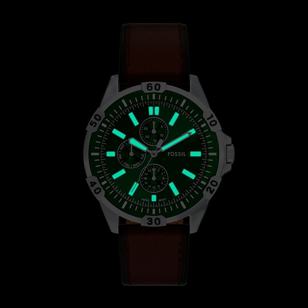 Relógio Fossil Masculino Garrett Prata - FS6147/0VN Prata 8
