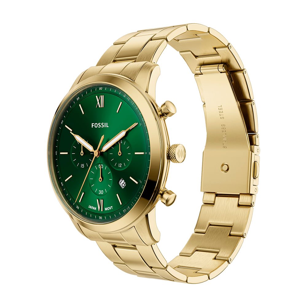 Relógio Fossil Masculino Neutra Dourado - FS6164/1VN Dourado 4