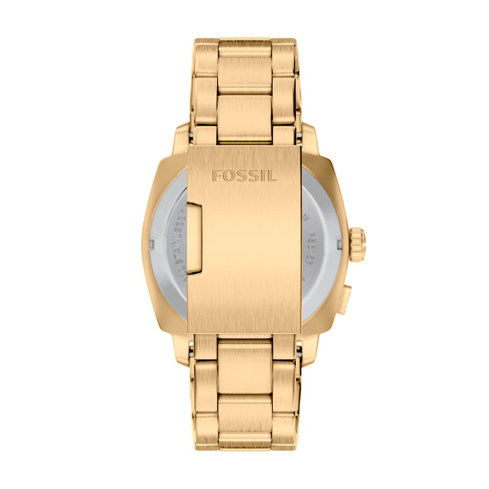 Relógio Fossil Masculino Machine Big Tic Dourado - FS6157/1PN Dourado 6