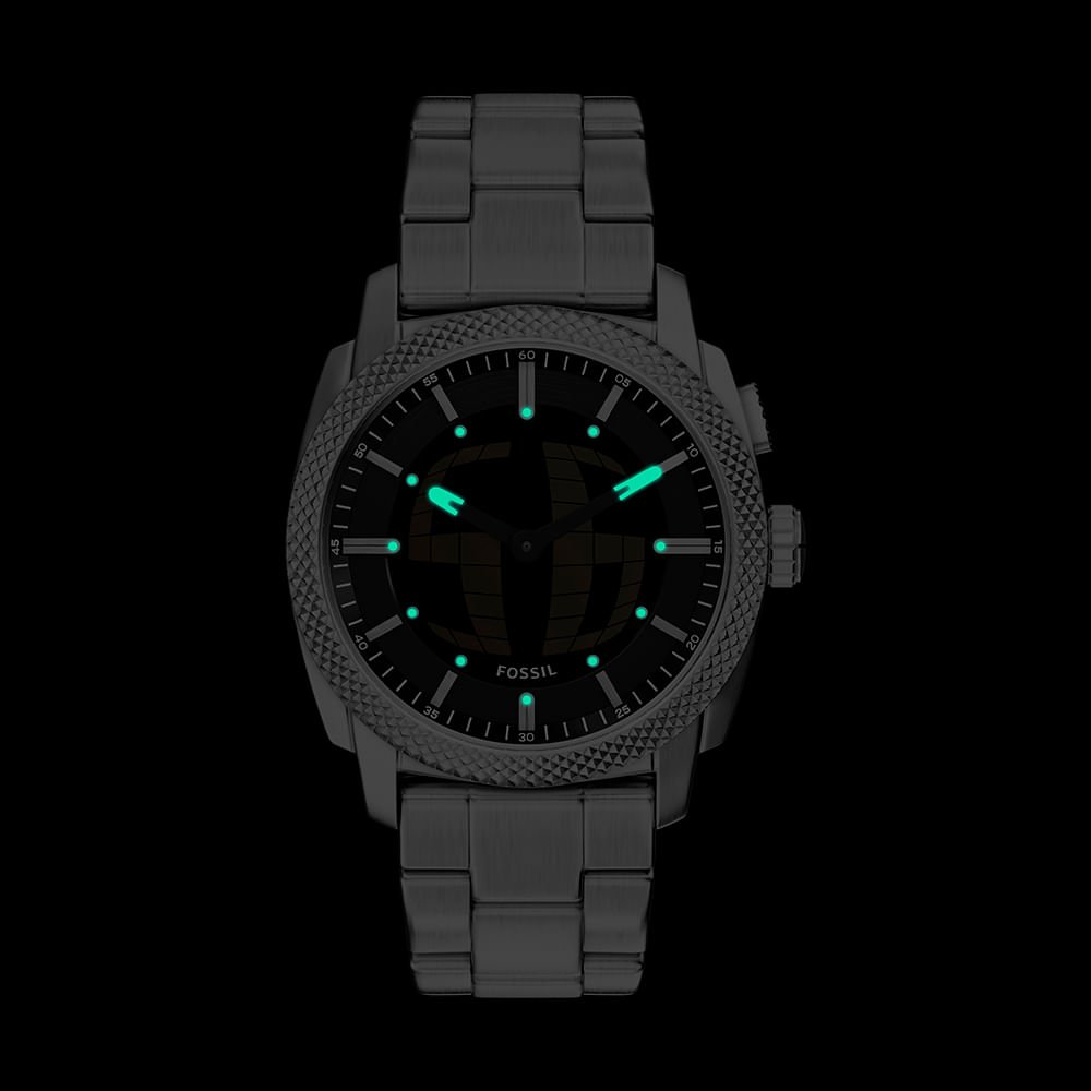 Relógio Fossil Masculino Machine Big Tic Dourado - FS6157/1PN Dourado 8