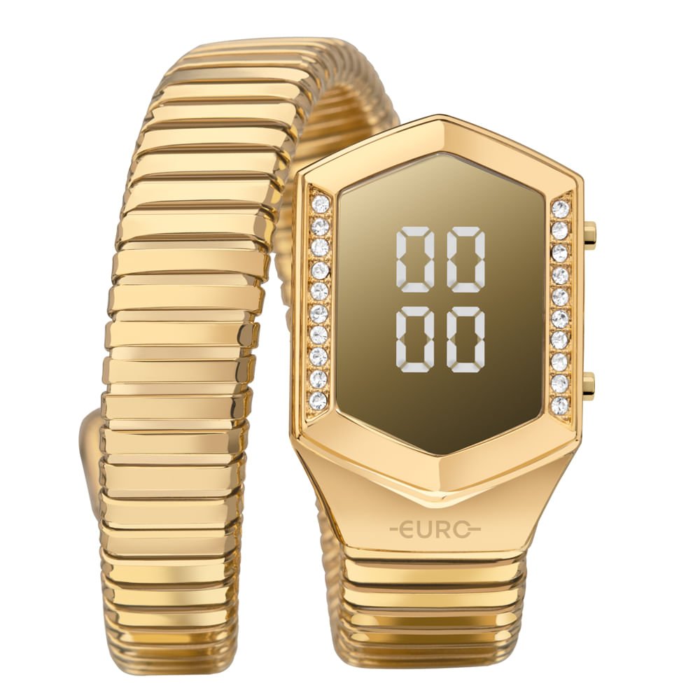 Relógio Euro Feminino Serpentes Dourado - EUBJT011AB/5D