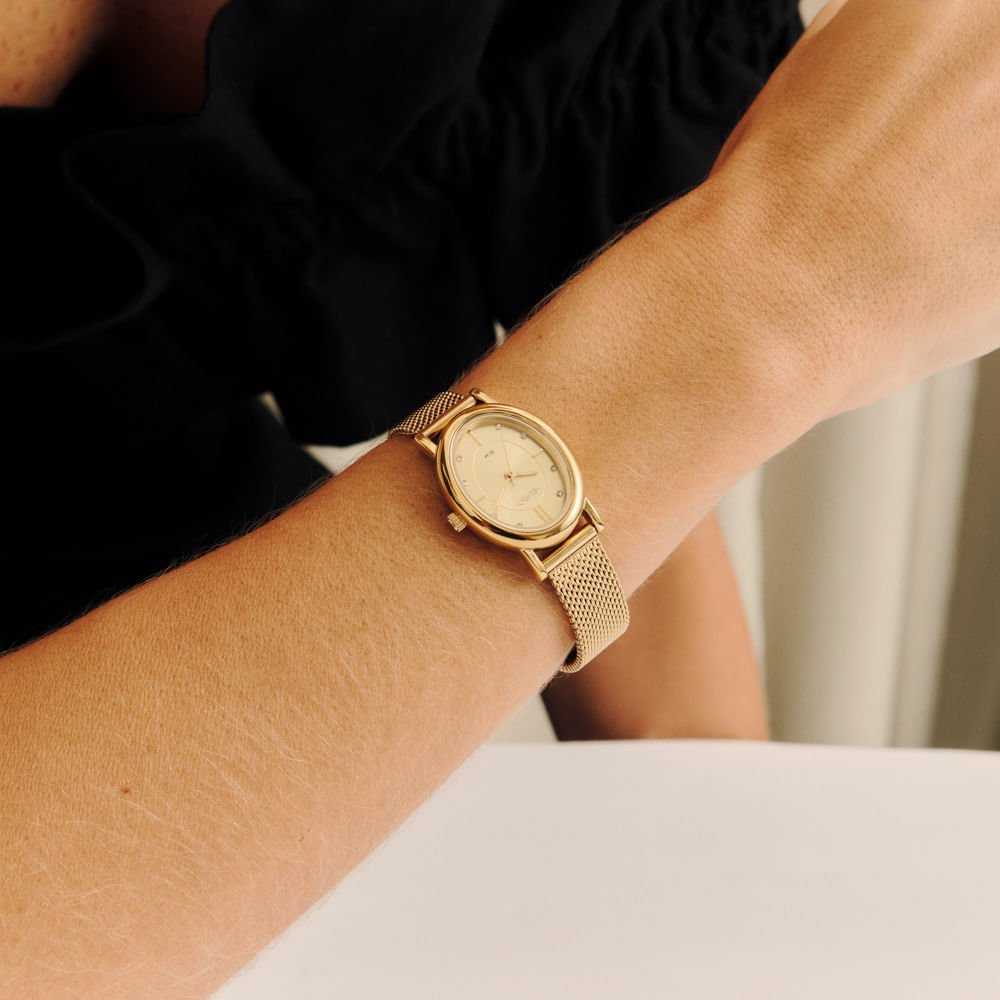 Relógio Euro Feminino Mini Dourado - EU2035ZBW/4D Dourado 4
