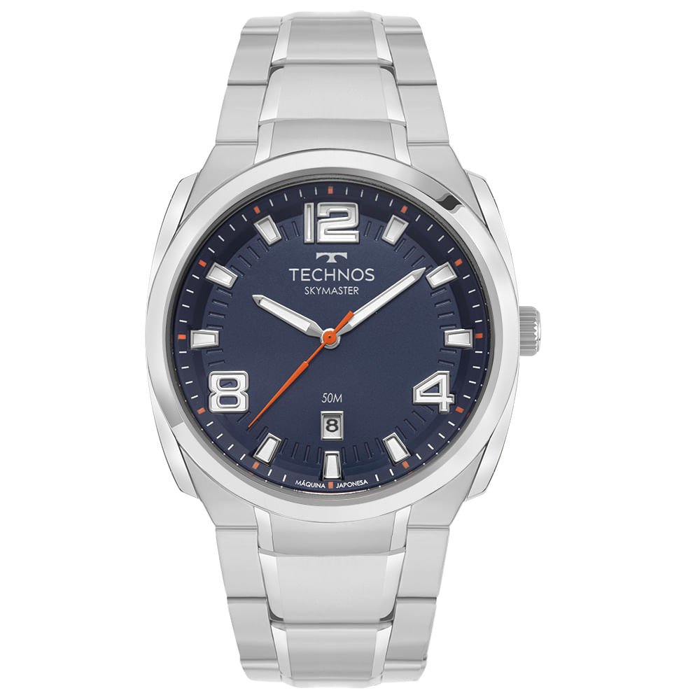 Relógio Technos Masculino Skymaster Prata - 2315LBG/1A