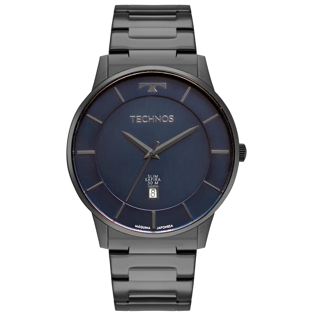 Relógio Technos Masculino Slim Grafite - GM10YZ/1A