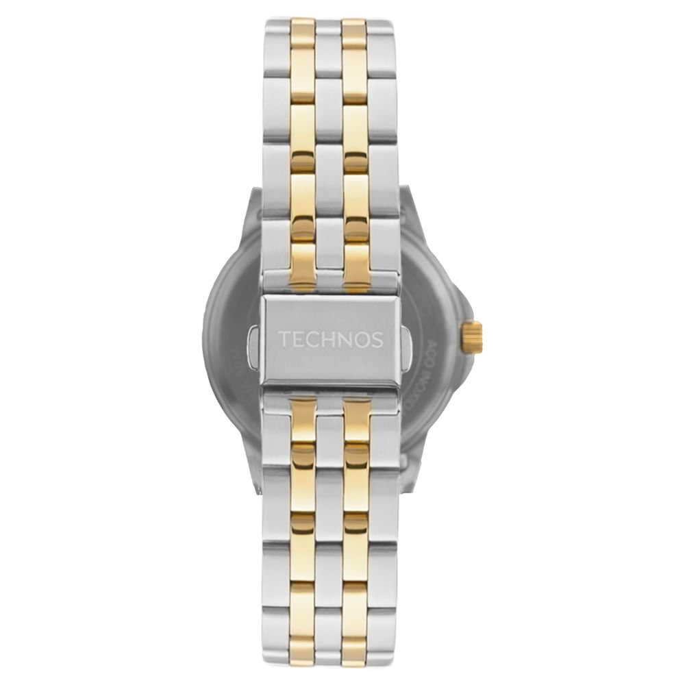 Relógio Technos Feminino Dress Bicolor - 2035NFQ/1K Prata/Dourado 3