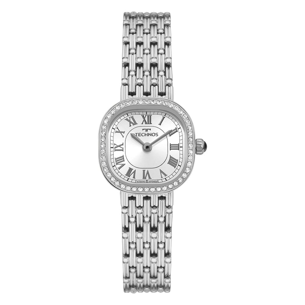 Relógio Technos Feminino Mini Joia Prata - 2025LUW/1K