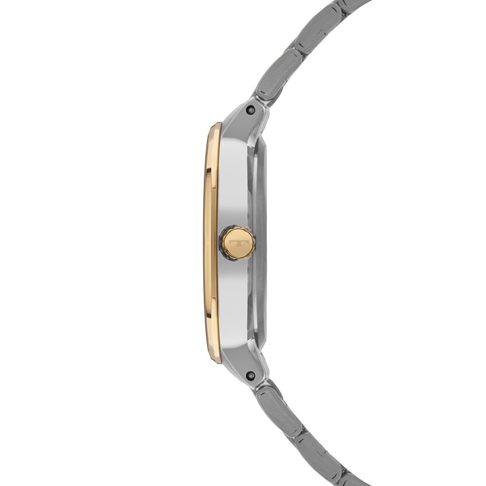 Relógio Technos Feminino Brilho Bicolor - 2035NFN/1K Dourado 2