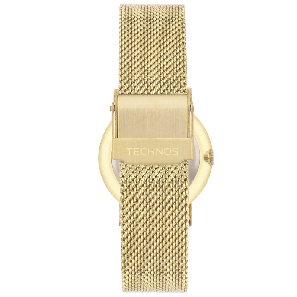 Relógio Technos Feminino Slim Dourado - 2025LVA/1X Dourado 3