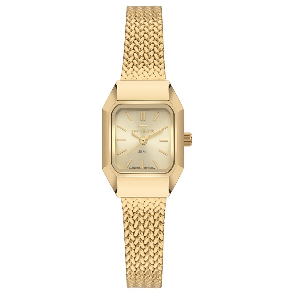 Relógio Technos Feminino Mini Dourado - 5Y30XV/1X