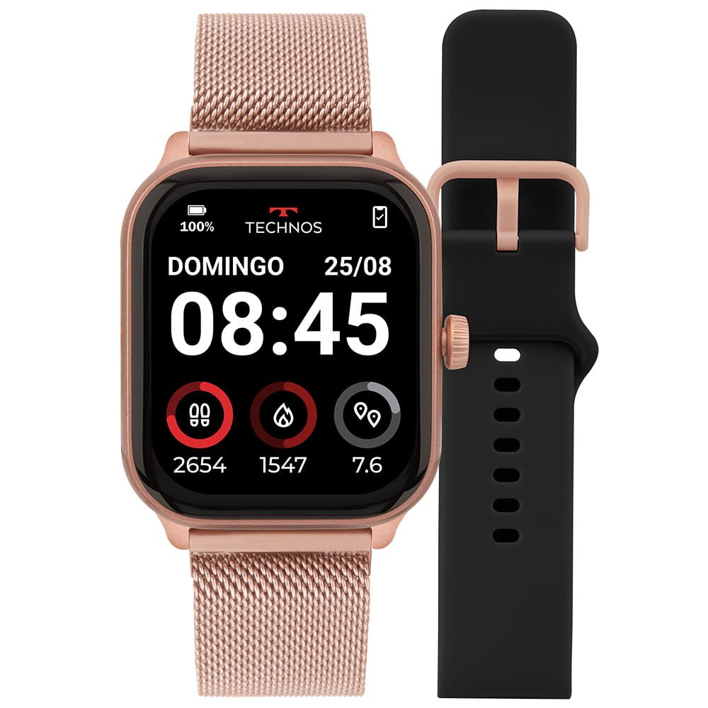 Smartwatch Technos Connect Max Pro Rosé - TMAXPAC/8J
