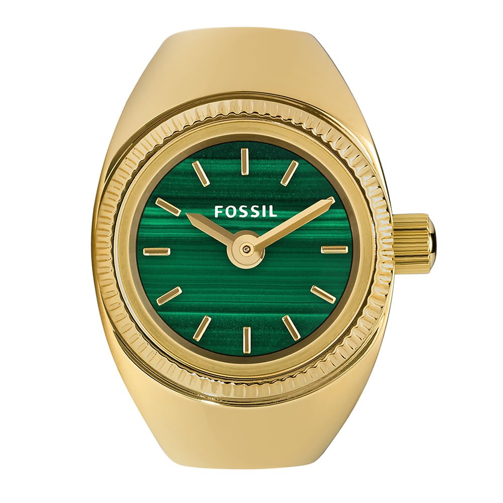Relógio Anel Fossil Feminino Dourado - ES5308/1DN