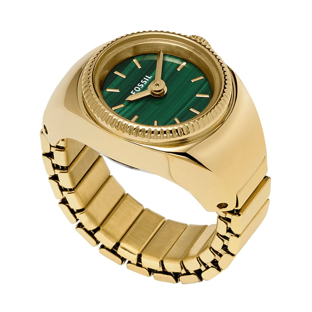 Relógio Anel Fossil Feminino Dourado - ES5308/1DN Dourado 2