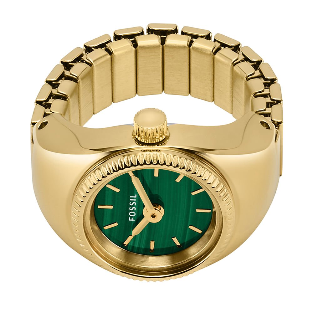 Relógio Anel Fossil Feminino Dourado - ES5308/1DN Dourado 3