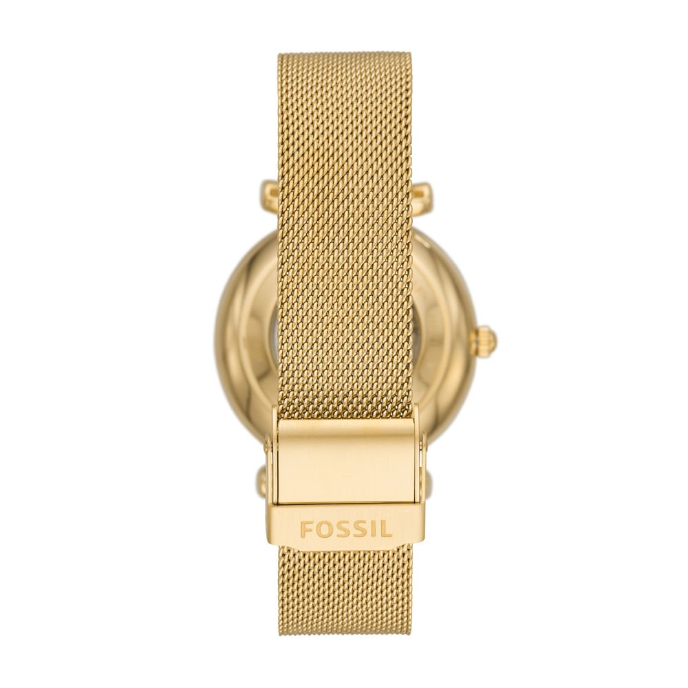 Relógio Fossil Feminino Carlie Dourado - ME3250/1D Dourado 4