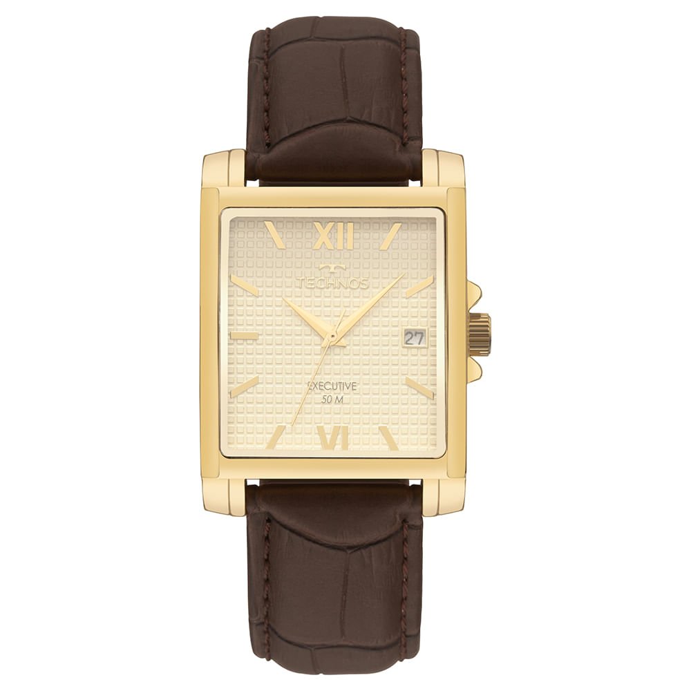 Relogio Technos Masculino Executive Dourado - 2115UDG/0X