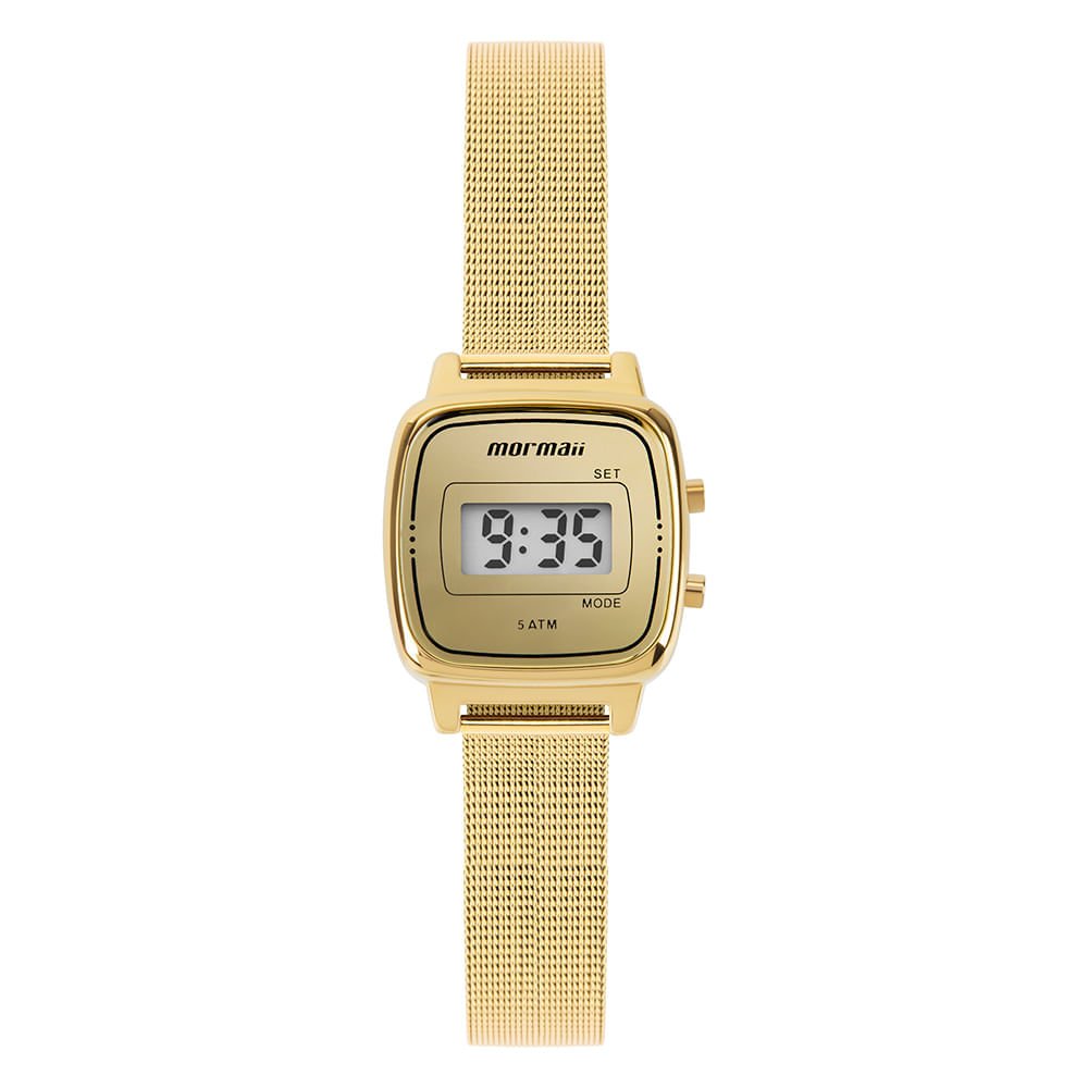 Relógio Mormaii Feminino Vintage Dourado - MOJ8687AF/4D