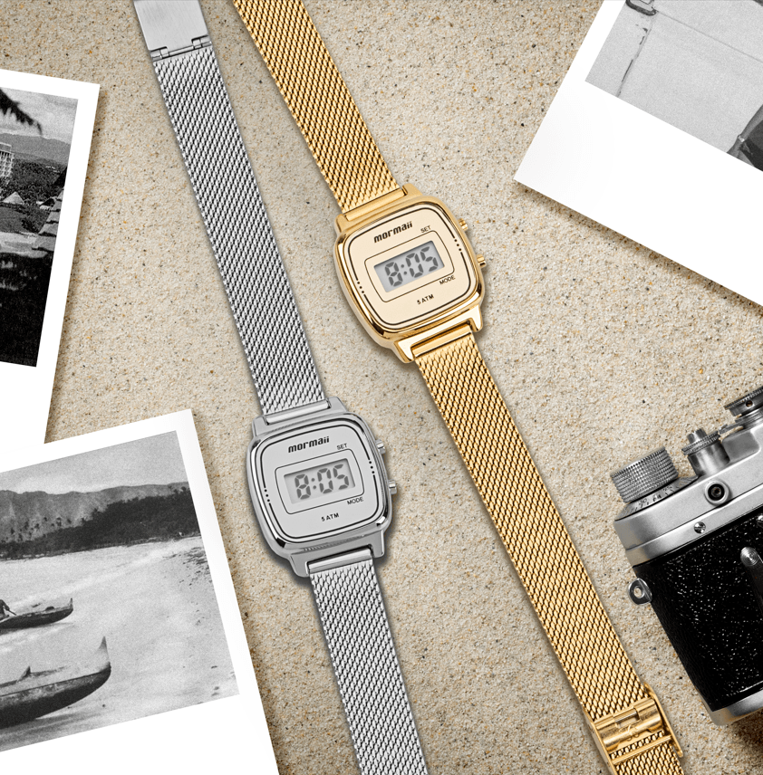 Relógio Mormaii Feminino Vintage Dourado - MOJ8687AF/4D Dourado 4