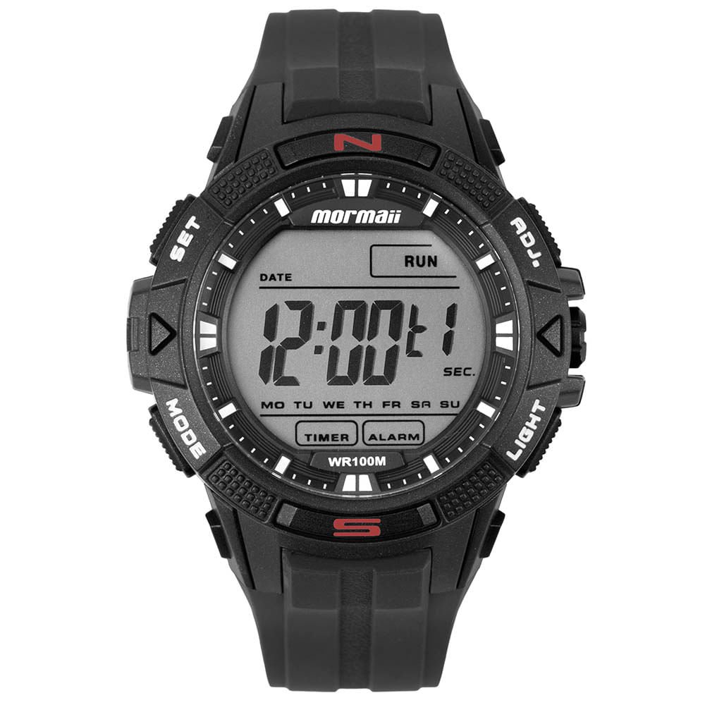 Relógio Mormaii Masculino Wave Preto - MO5001/8P