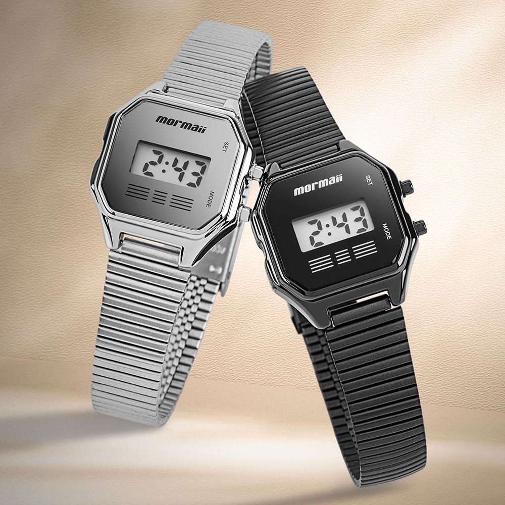 Relógio Mormaii Feminino Vintage Prata - MOJ8687AH/4K Prata
