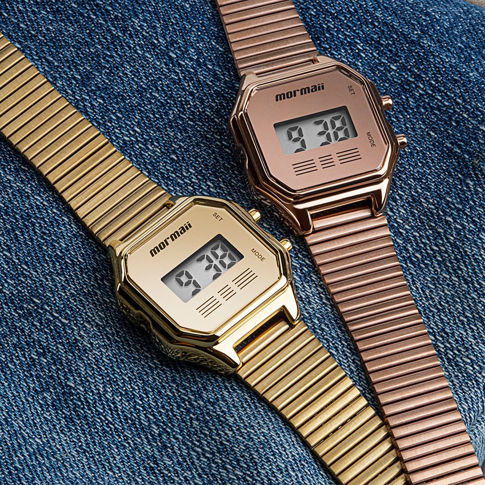 Relógio Mormaii Feminino Vintage Rosé - MOJ8687AJ/4J Dourado 4